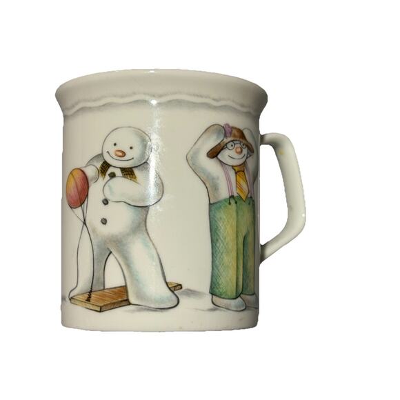 Vintage 1985 Royal Doulton The Snowman Gift Colle Playful Snowman Bone China Mug - Picture 3 of 6